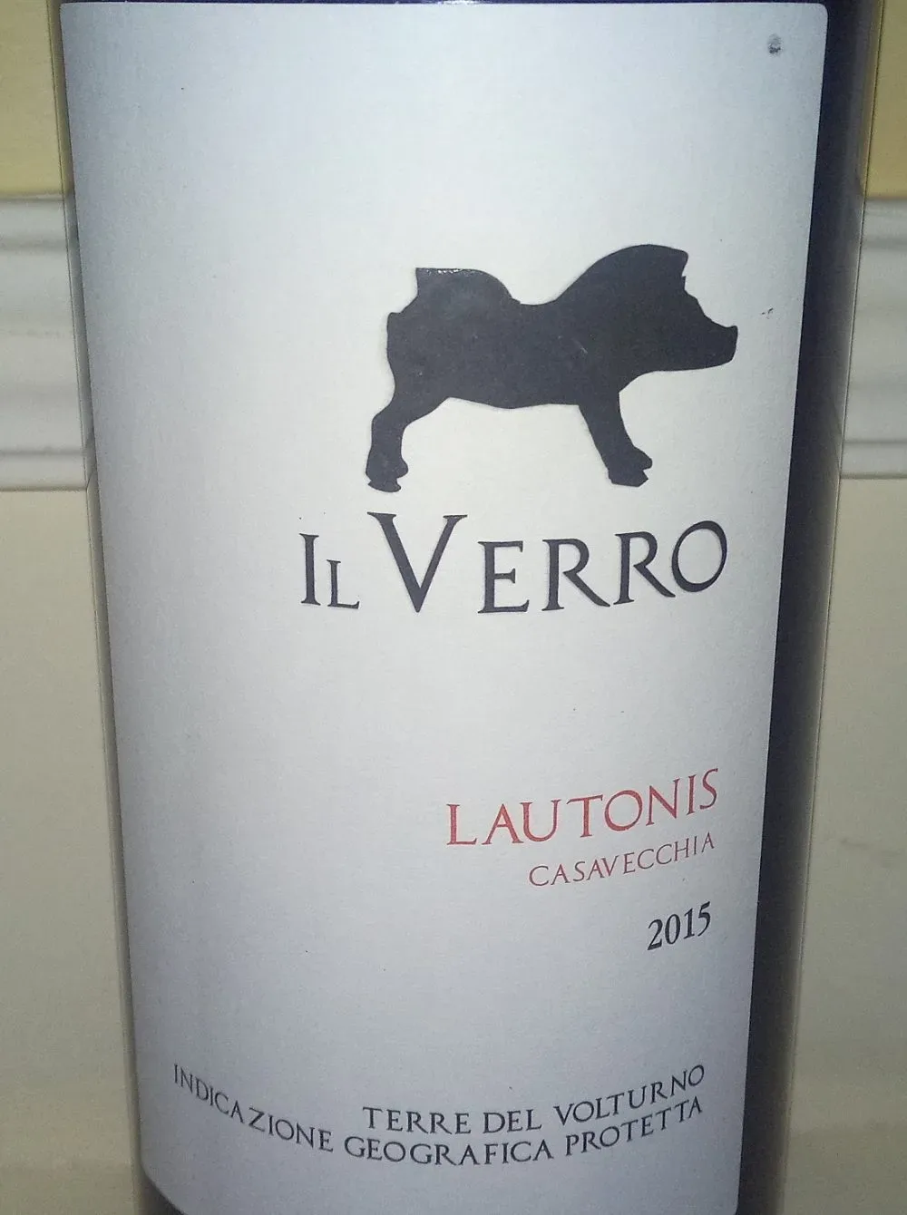 Lautonis Casavecchia Terre del Volturno Igp 2015 Il Verro