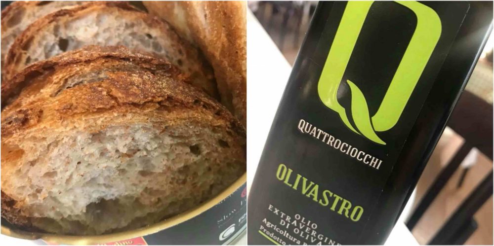 Nu' Trattoria Italiana, pane e olio