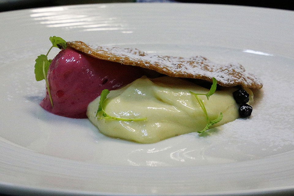 Rumi restaurant - Crostatina con mirto