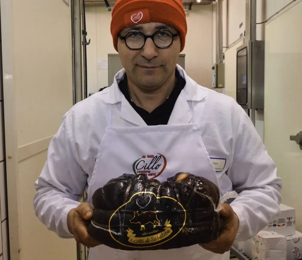 Sabatino Cillo - il prodotto finito sottovuoto con etichetta