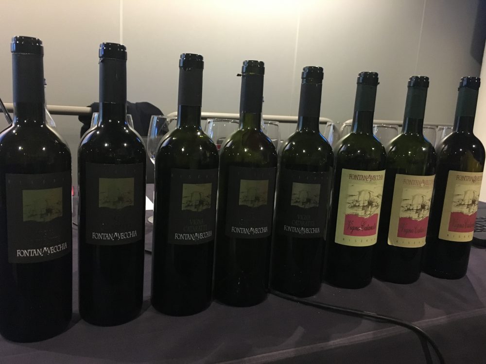 Verticale Aglianico del Taburno Riserva Doc Vigna Carattere Fontanavecchia