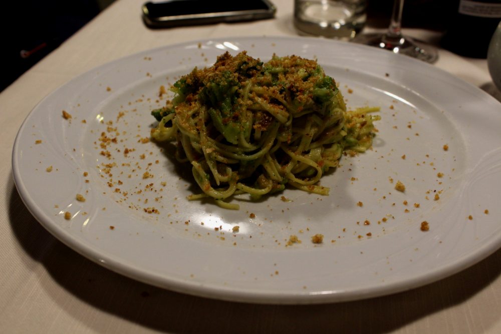 Osteria l’Elfo - la chitarrina con cime di broccolo nero