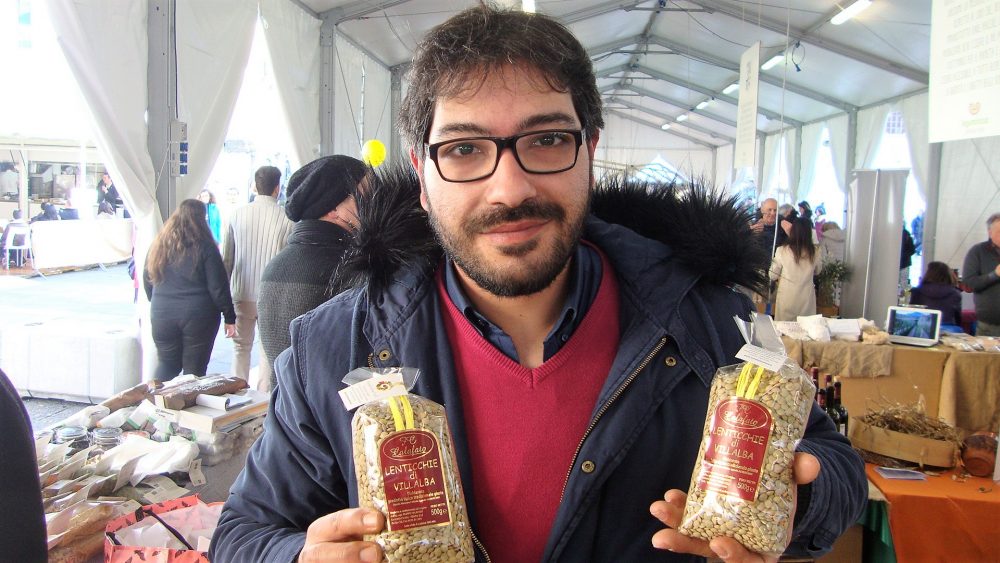 Leguminosa 2018 – il produttore Calafato Filippo della lenticchia di Villalba