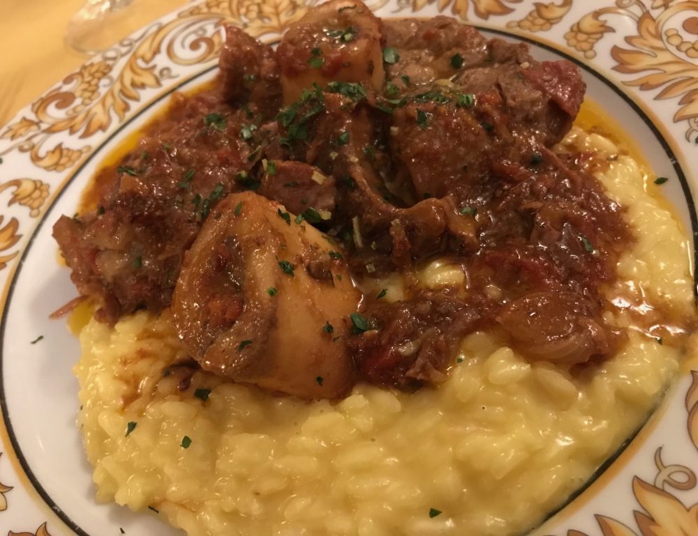 Buona Condotta, Ornago, ossobuco con risotto