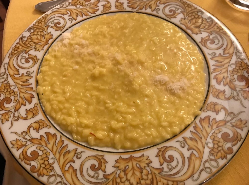 Buona Condotta, Ornago, risotto alla milanese