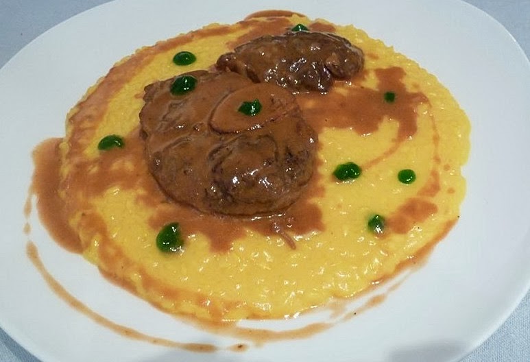 Dac a Tra, Castello Brianza, una stella Michelin, ossobuco con risotto