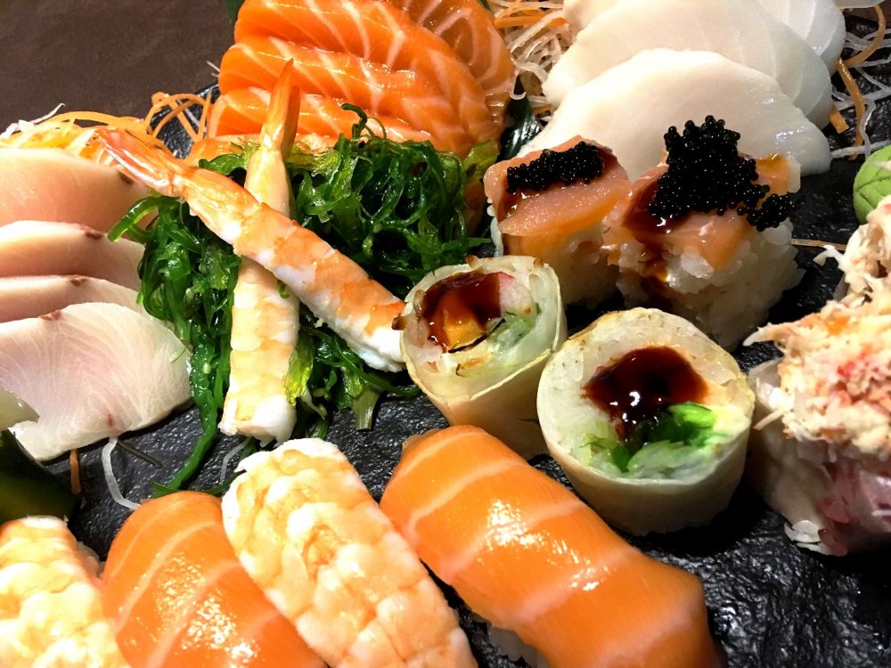 Yaki Tender, Nigiri, Rolls & Sashimi Selection