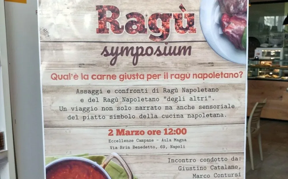 La locandina del Ragu' Symposium