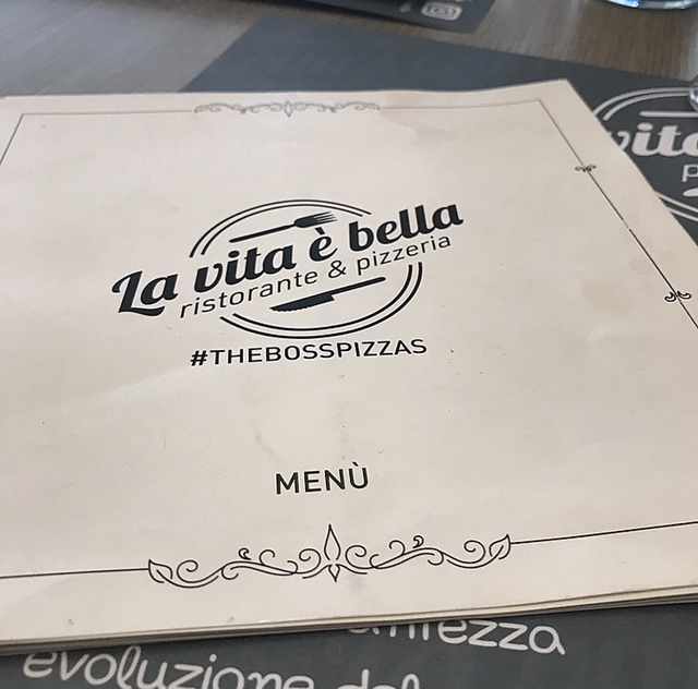 La vita e' bella - menu'