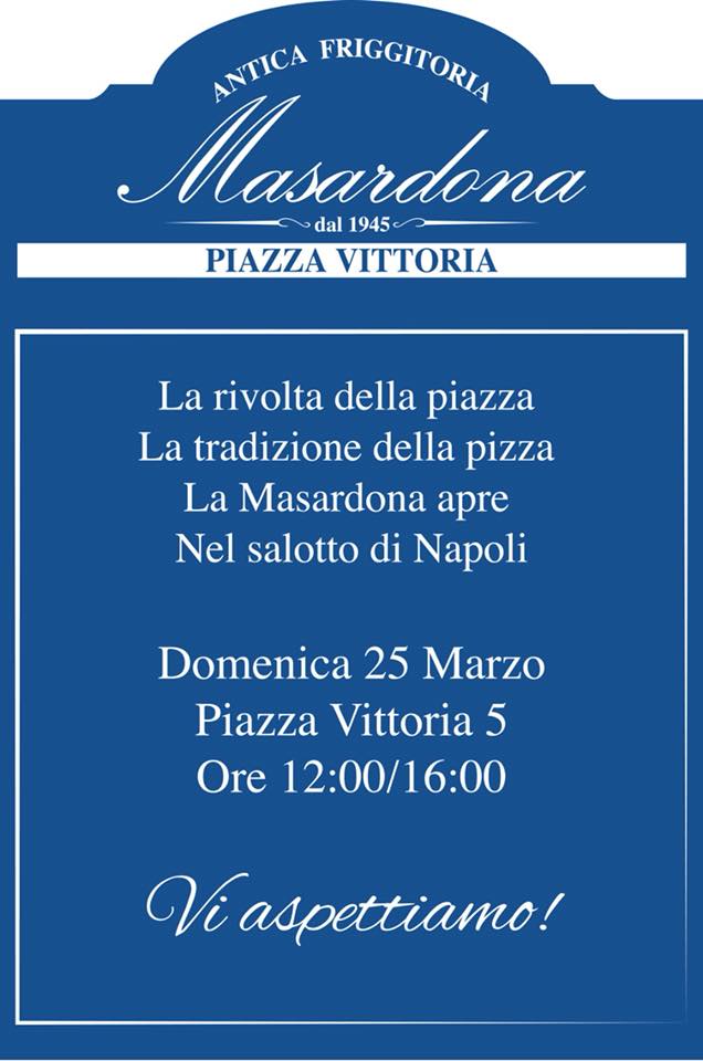 Masardona a Piazza Vittoria