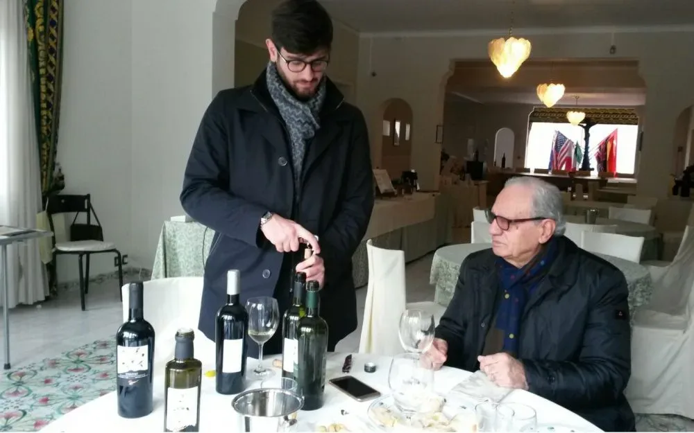 Vincenzo Ambrosio con il nipote