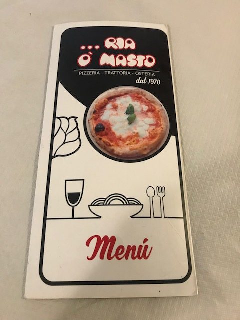 O' Masto, Menu'