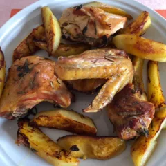 Pollo arrosto con patate