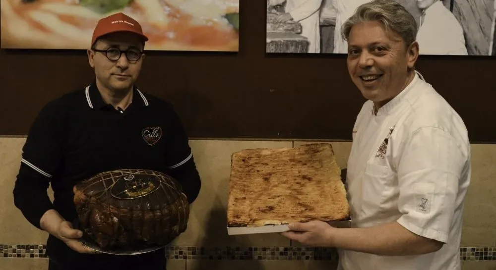 Sabatino e Vincenzo con cotto e parigina