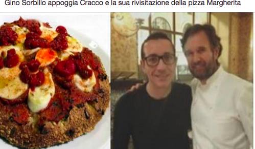 sorbillo con cracco e la pizza