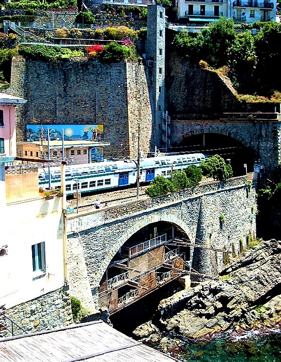 La stazione di Riomaggiore