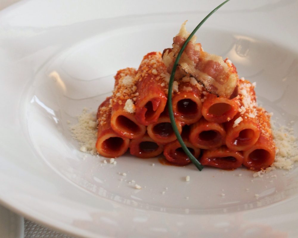 Masseria Mastrangelo fuori menu' l’Amatriciana smontata