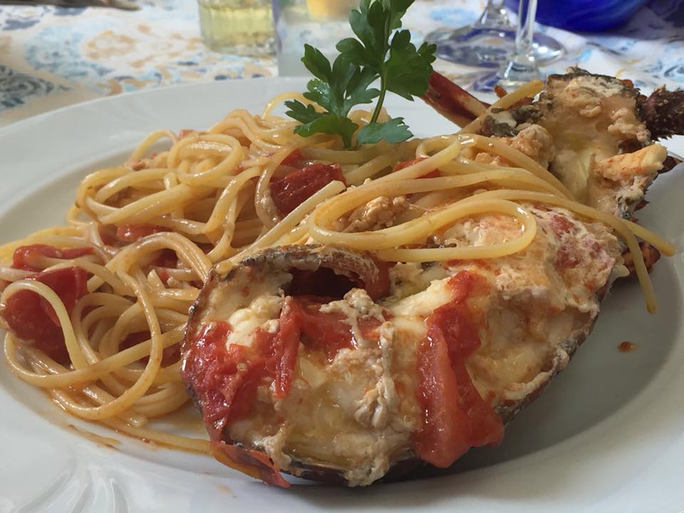 Paisa', linguine con aragosta