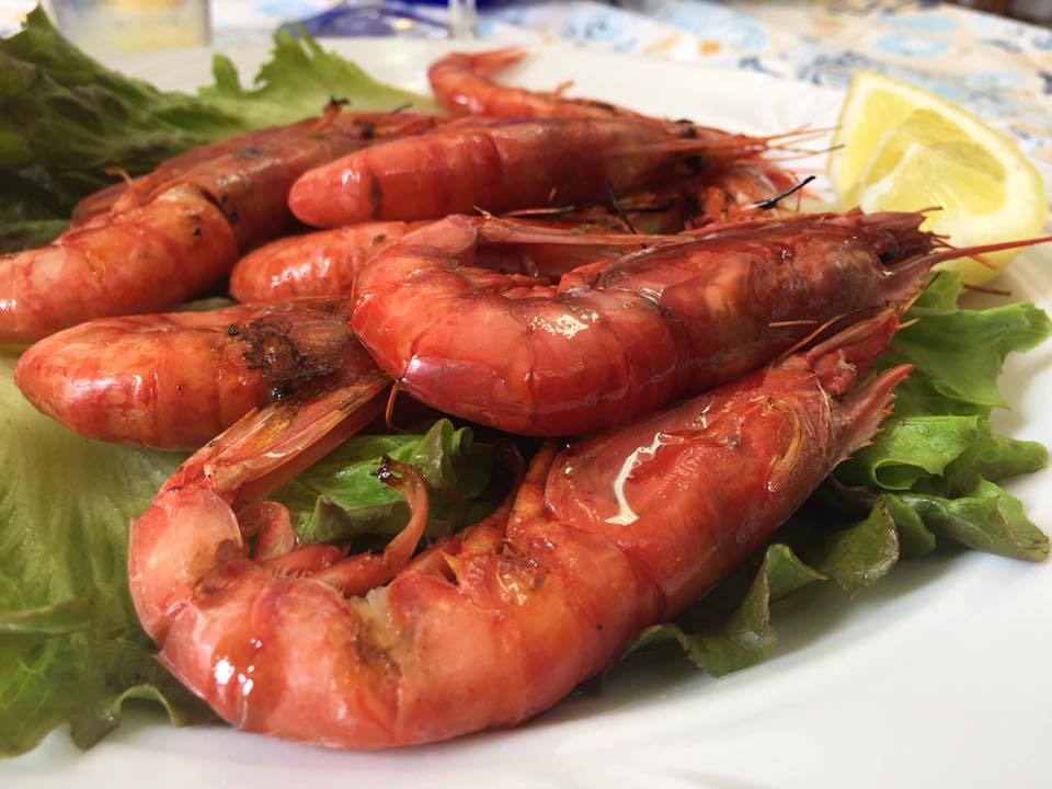 Paisa', mezzi scampi alla griglia