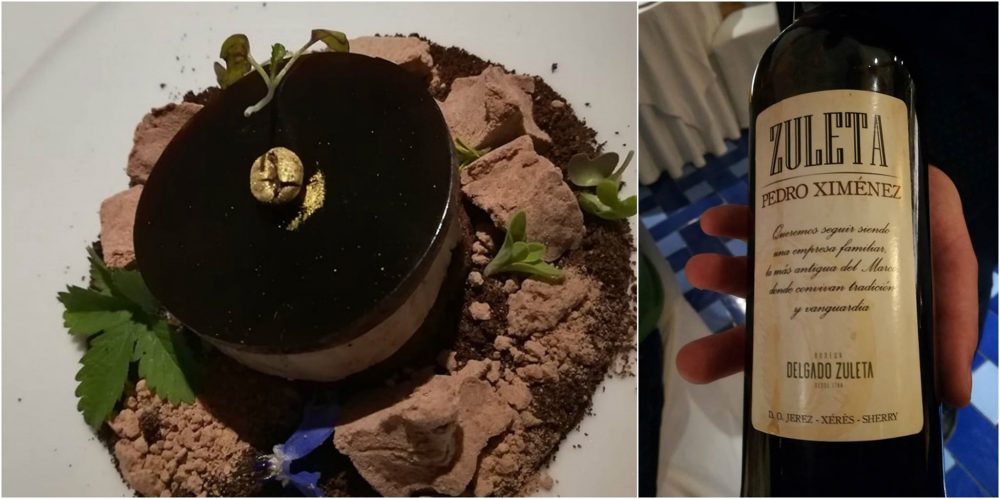 Faro di Capo D’orso - Il dessert a base di foie gras e Sherry Pedro Ximenez