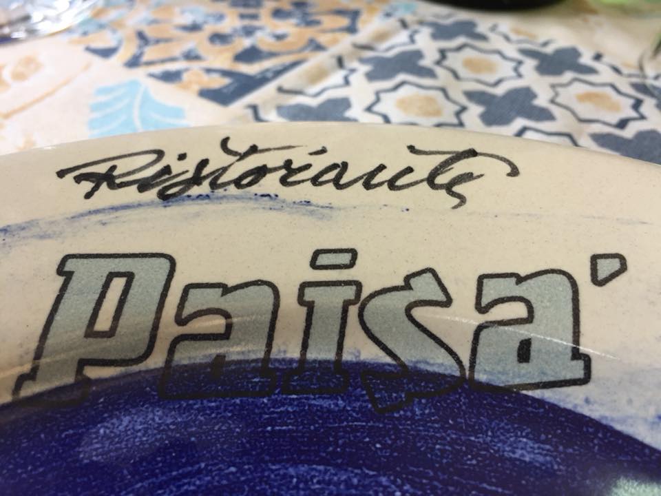 Paisa', i piatti in ceramica