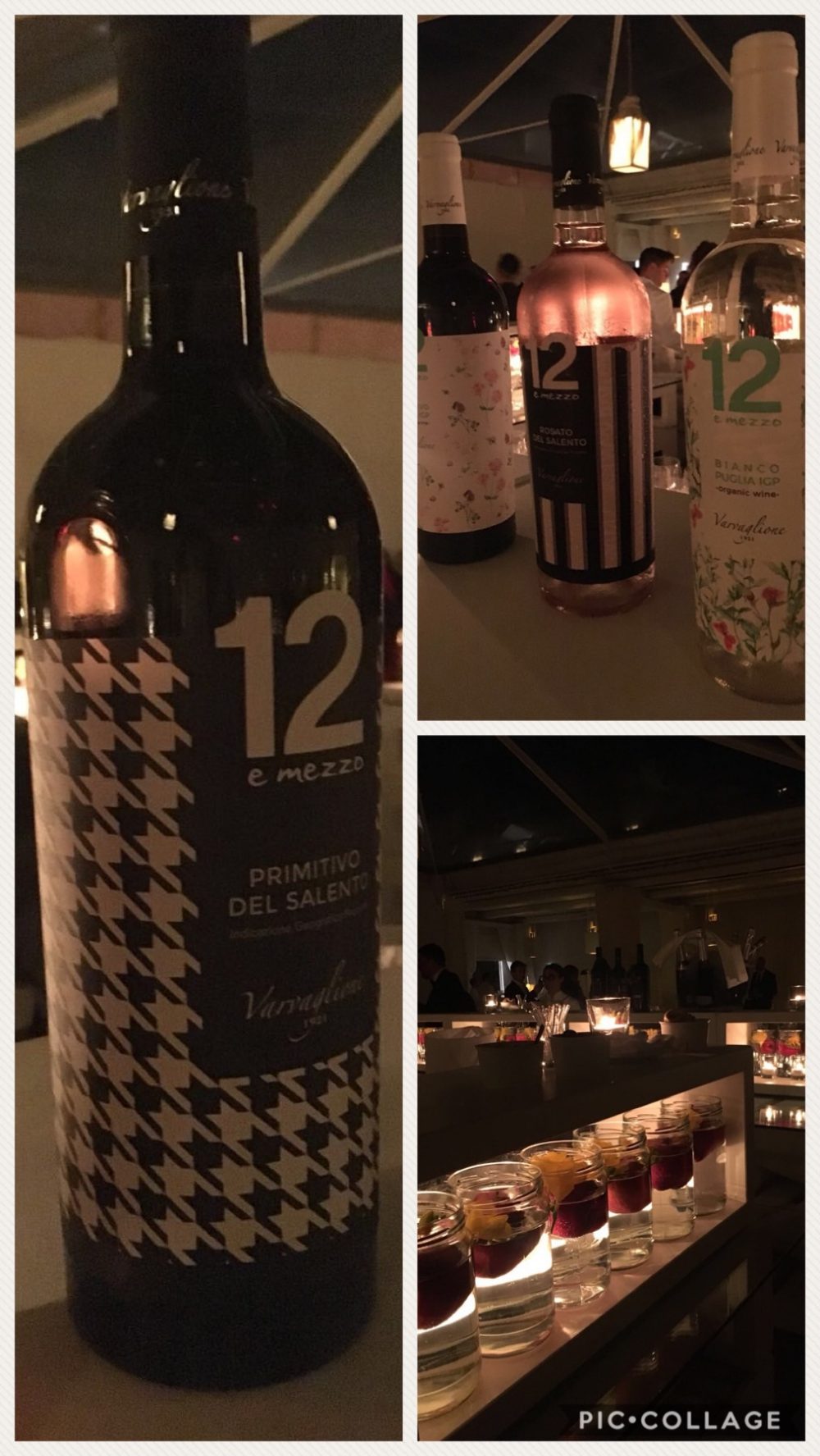 Alcuni vini dell’azienda della collezione 12 e mezzo, vini molto tradizionali nella produzione