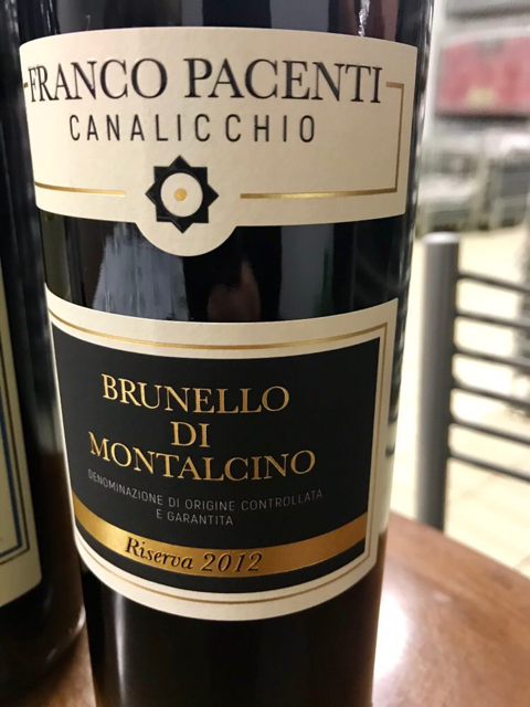 Brunello di Montalcino Franco Pacenti Canalicchio 2012