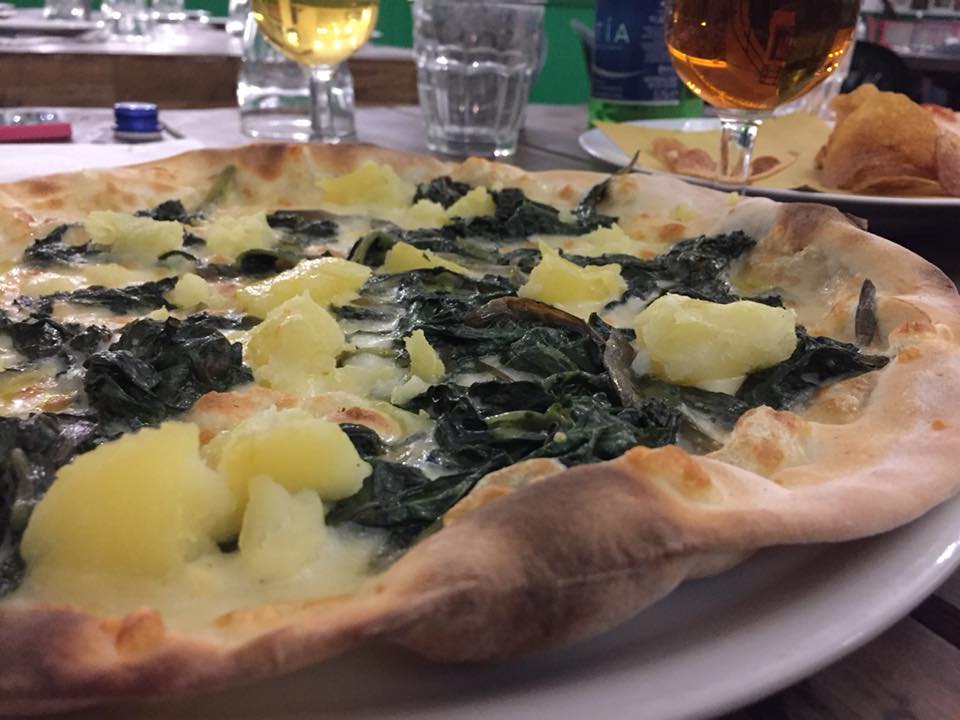 Pizzeria Frontoni, bieta e patate