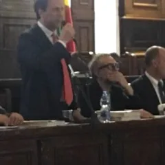 La presentazione con Massimo Bottura: Maurizio Cortese, raffaele Borriello e il sindaco De Magistris