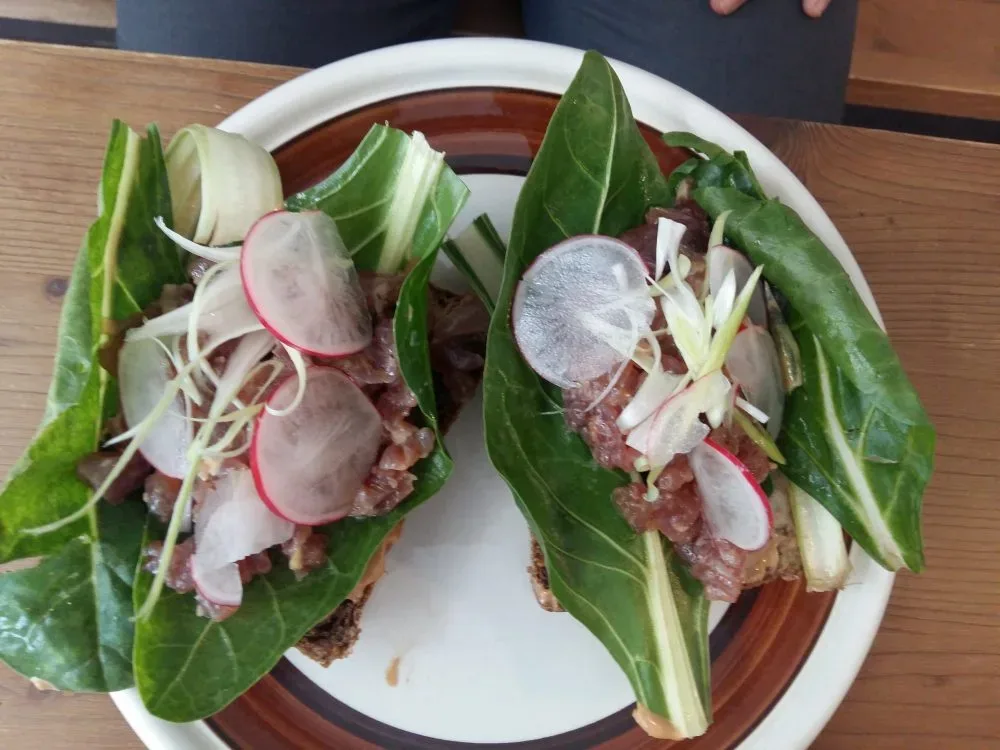 Soulcrumbs - sandwich con tartarre di palamita