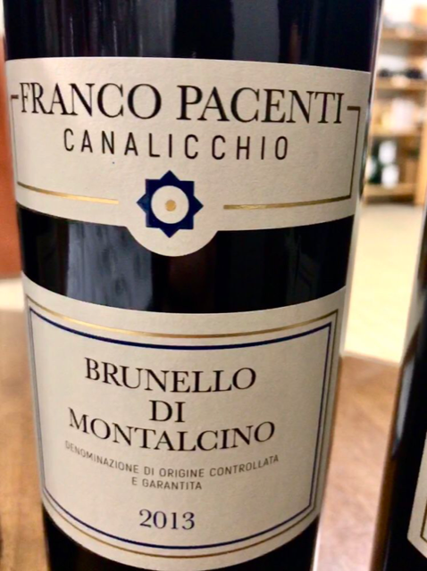 Brunello di Montalcino Franco Pacenti Canalicchio 2013