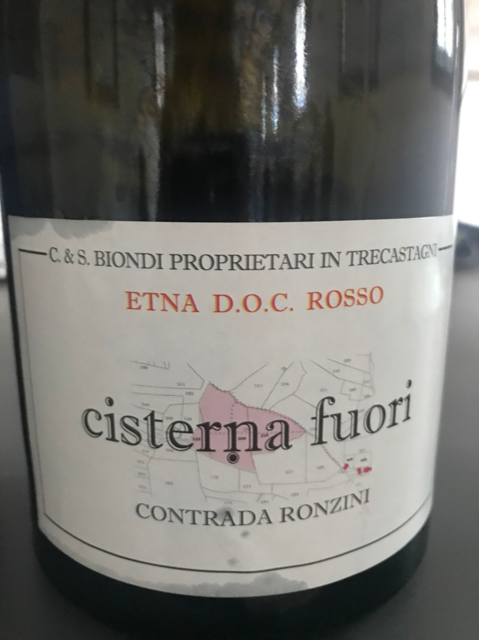 Ciro Biondi -Etna Rosso- Cisterna Fuori-2014