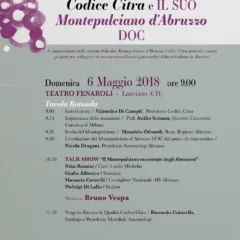 Codice Citra e il Suo Montepulciano d'Abruzzo DOC