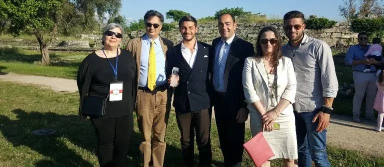 EVO International Olive Oil Contest, da sinistra Laura Dal Sacco, Nicolangelo Marsicani, Piero Matarazzo, Margherita Siano in Marsicani e Angelo Di Blasi