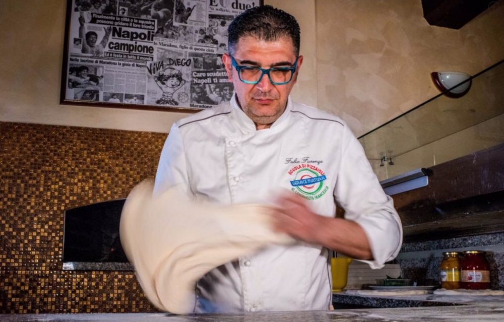 Made in Sud, il titolare, Fabio Fiorenza con le mani in pasta