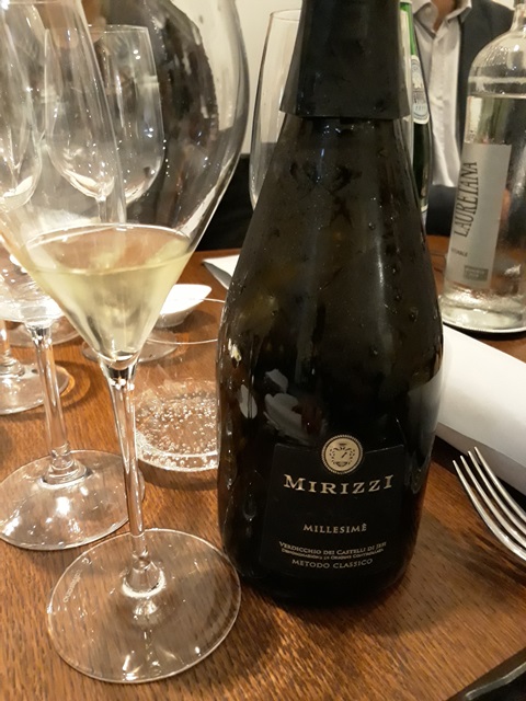 Mirizzi, Mirizzi Millesima Extra Brut 2015, 24 mesi sui lieviti