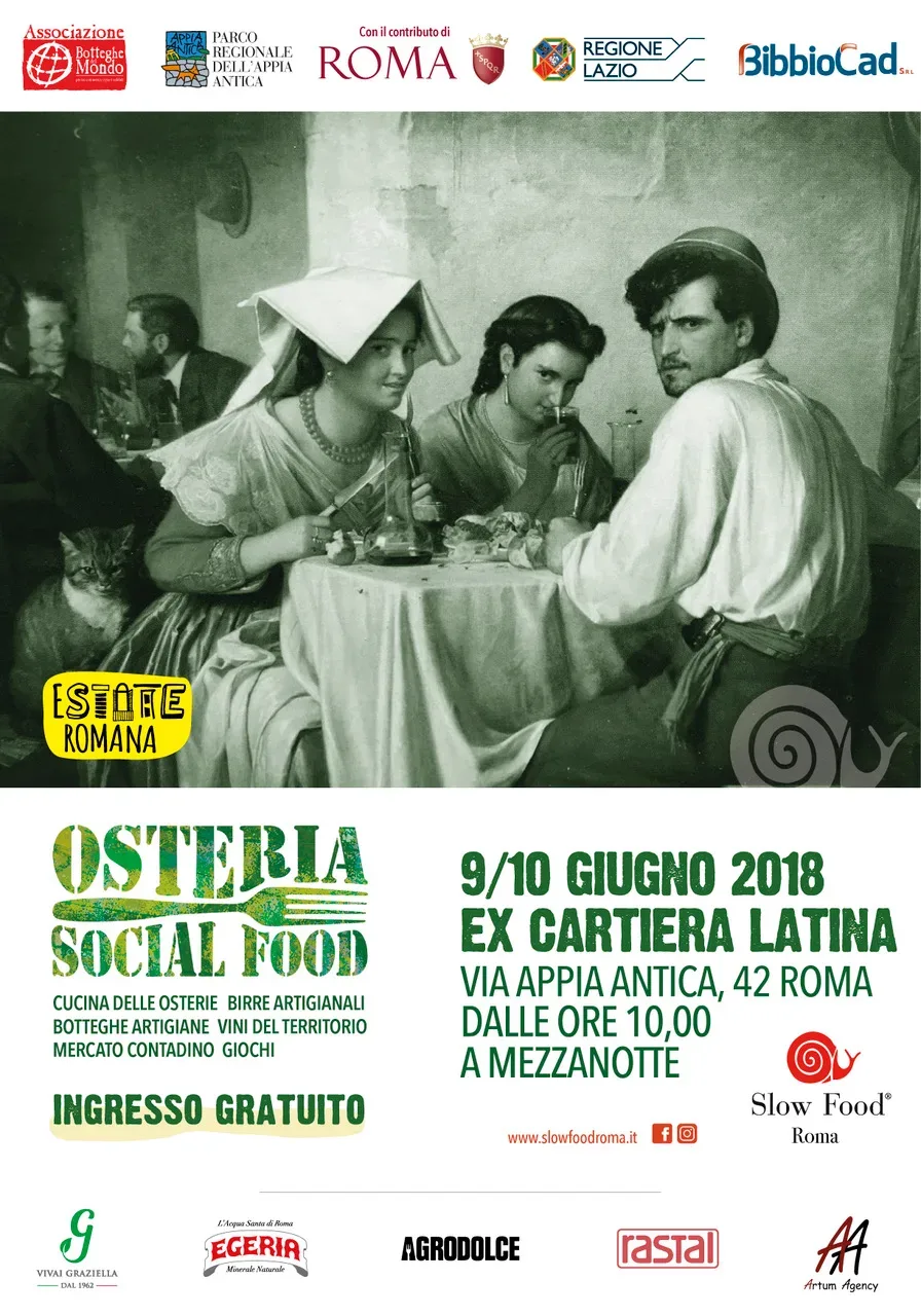 Osterie Social Slow food Roma