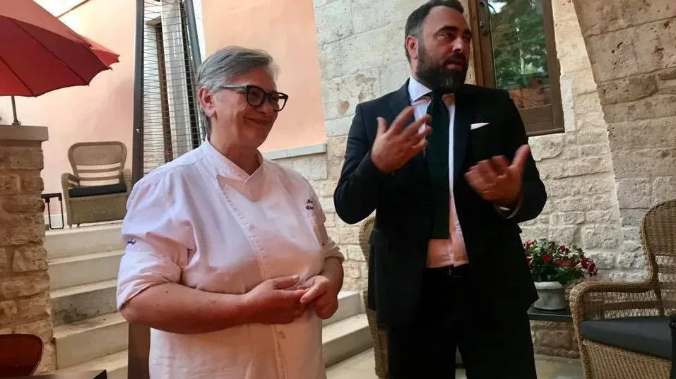 Antonello Magista' con Maria Cicorella