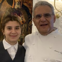 La Caravella Amalfi, Antonio Dipino con la figlia Anna Lara