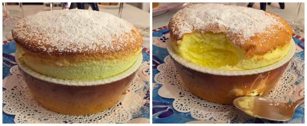 13 La Caravella, il Menu dei 60 anni, il Sole nel Piatto, souffle al limone