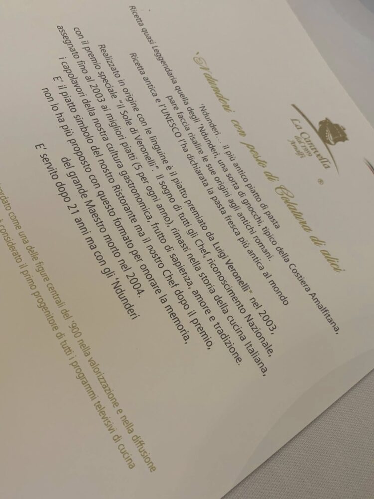 La Caravella Amalfi, la storia dei dundari