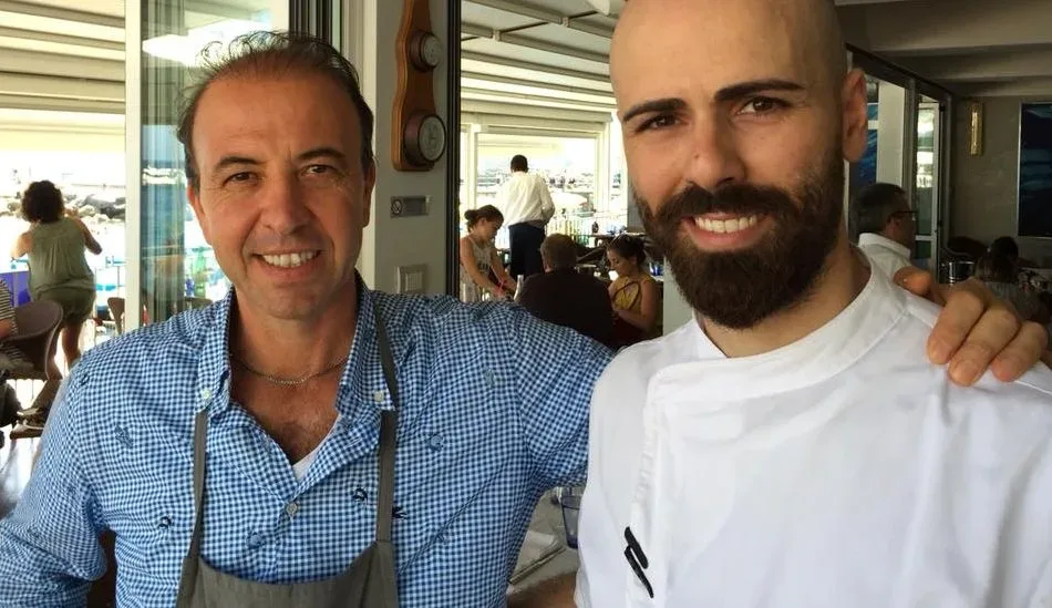 Marina Grande, Gianpaolo Esposito con lo chef Francesco Sardegna