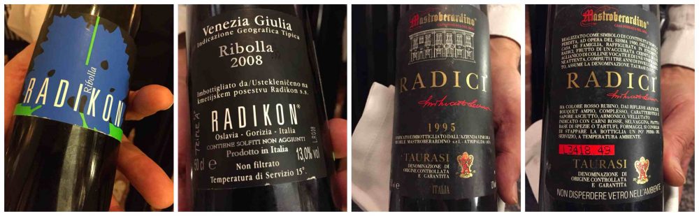 La Caravella, il Menu dei 60 anni, i vini