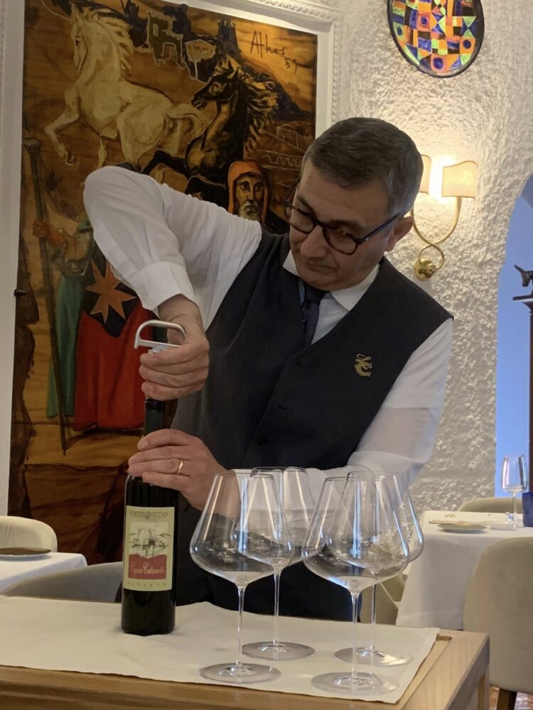 La Caravella Amalfi, il sommelier Tonino Faratro