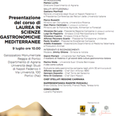 Corso di Laurea in Scienze Gastronomiche Mediterranee