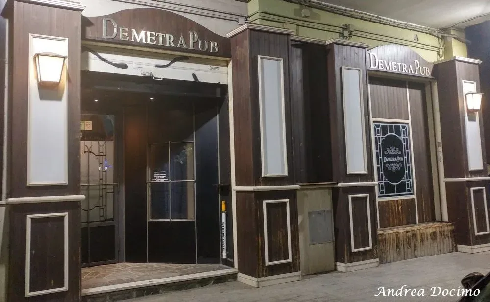 Demetra Pub Birreria a Pontecagnano Faiano. L'entrata