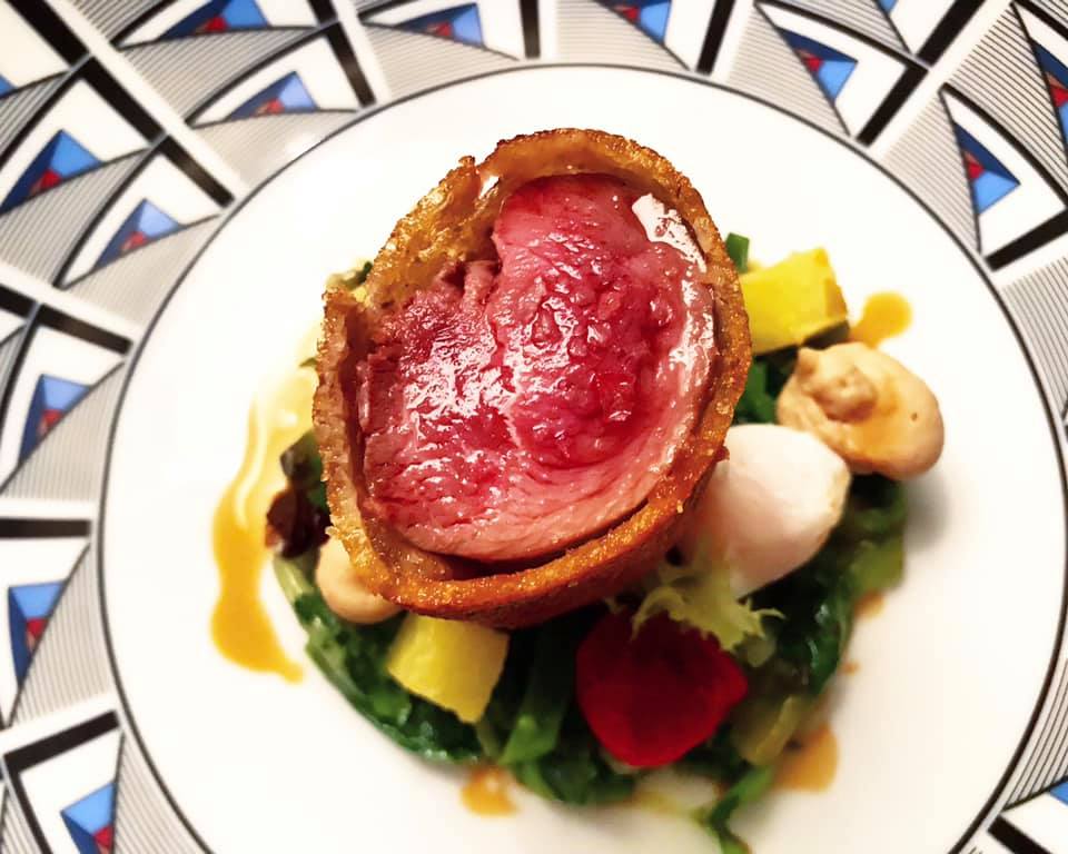 L'Olivo, L’Anatra in Crosta di Pane e Salade Nicoise