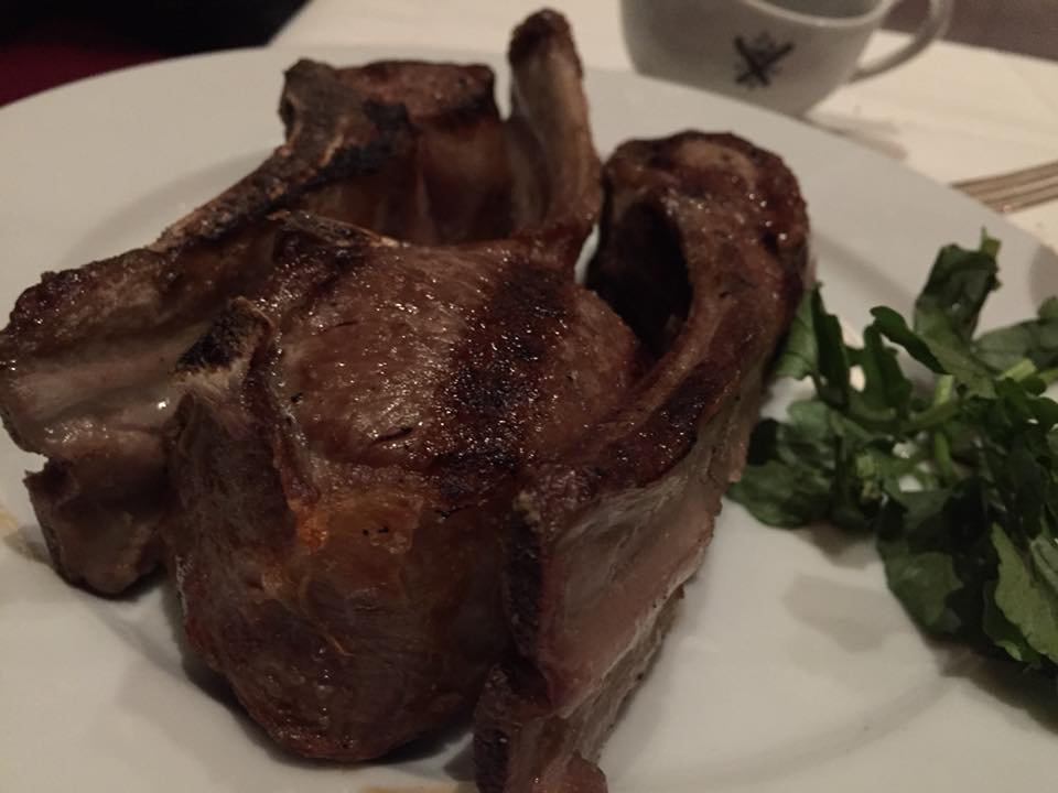 Gallaghers Steakhouse NY lamb chops