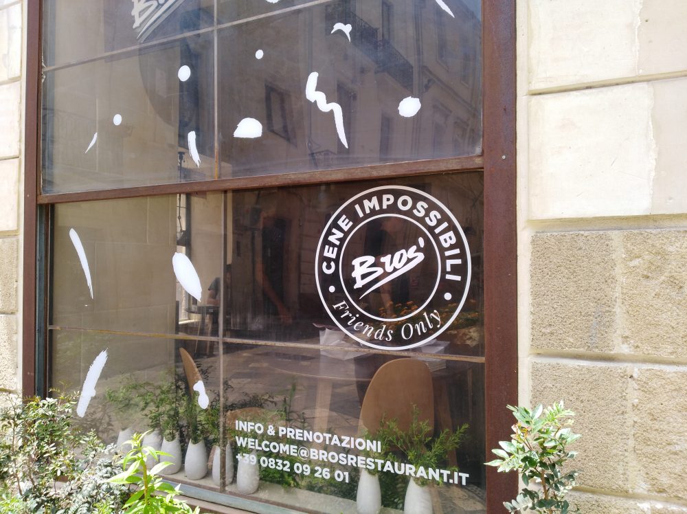 Ingresso Ristorante Bros di Lecce