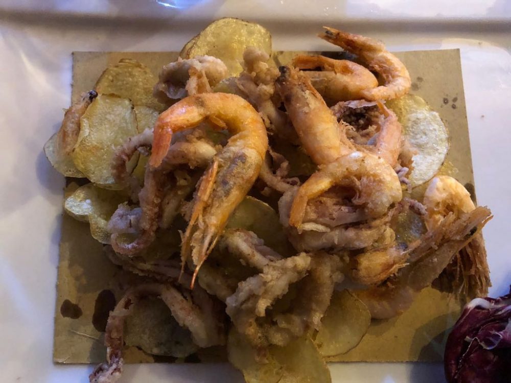 Osteria del Notaro, frittura di pesce